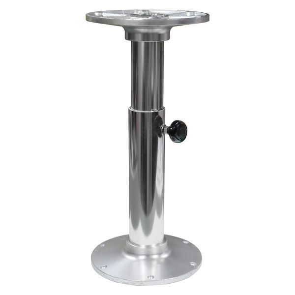 Garelick Garelick 75025 Manual Adjustable Table Base - Polished Finish, Smooth 75025